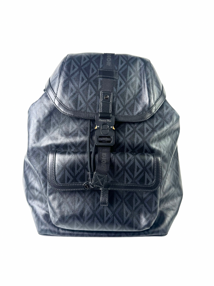 Christian Dior Diamond Hit The Road Black Backpack