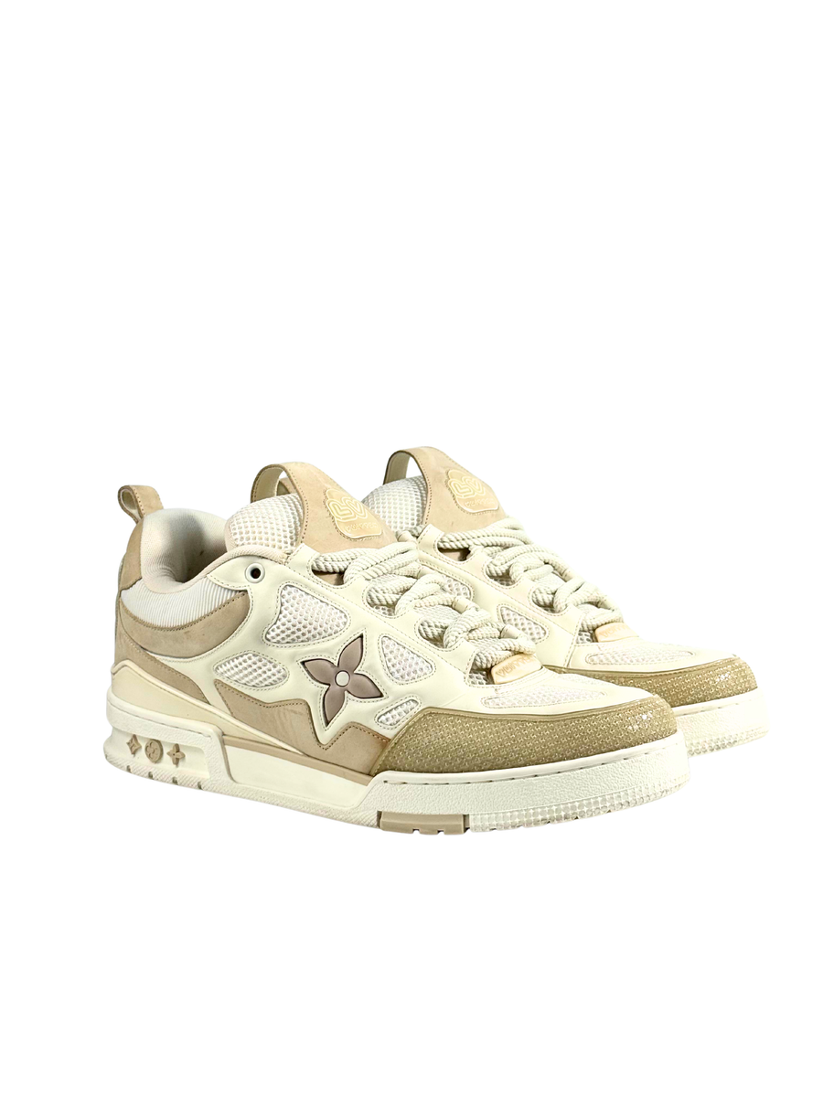 Louis Vuitton Trainer Monogram Skate Beige Sneakers