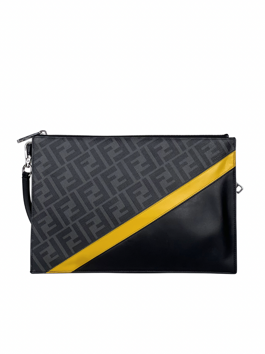 Fendi FF Logo Diagonal Clutch