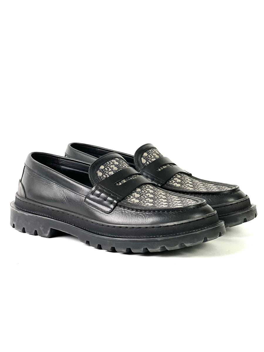 Christian Dior Oblique Jacquard Explorer Loafers