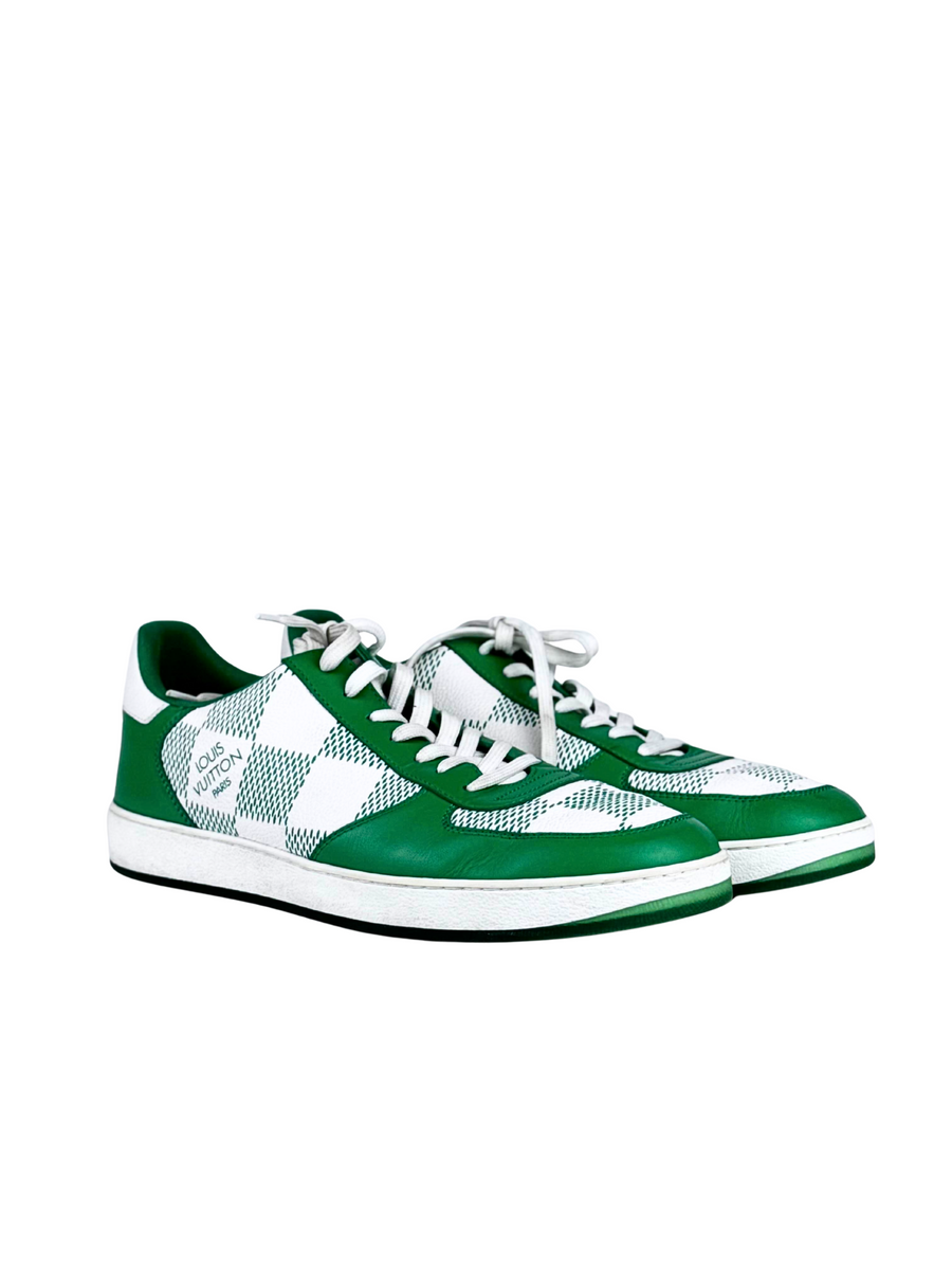 Louis Vuitton Damier Jumbo Green Rivoli Sneaker