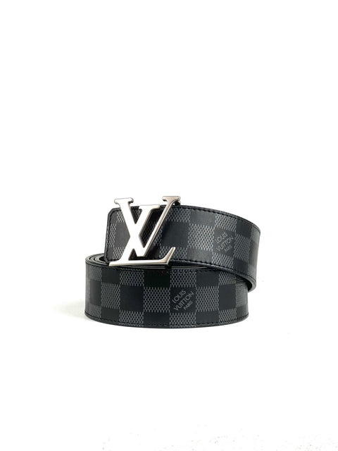 Louis Vuitton Initial 40MM Logo Damier Infini Reversible Belt