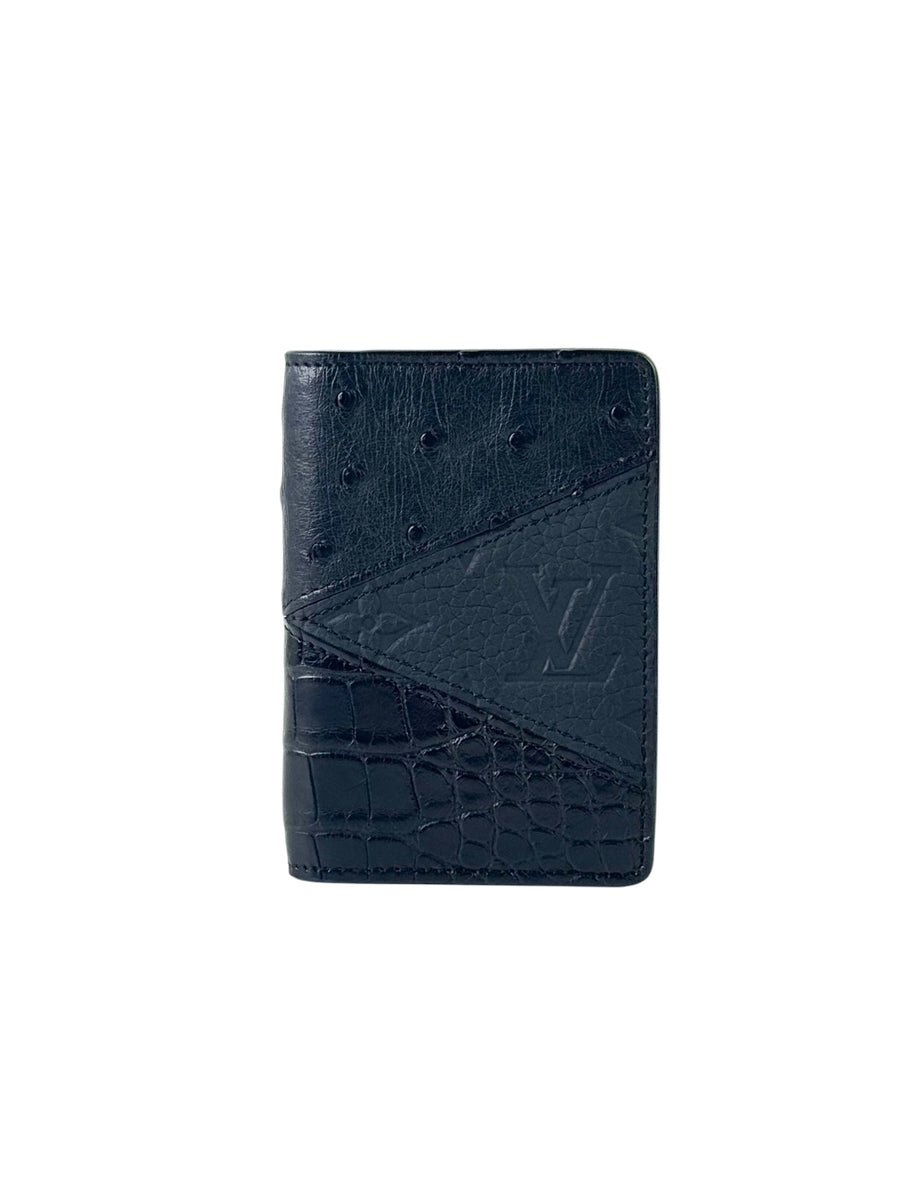 Louis Vuitton Ostrich & Crocodile Monogram Taurillon Pocket Organizer