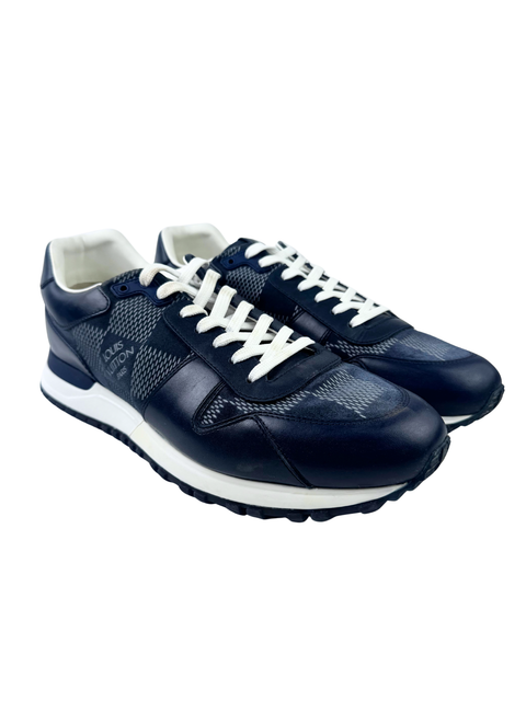 Louis Vuitton Run Away 3D Damier Navy Sneakers