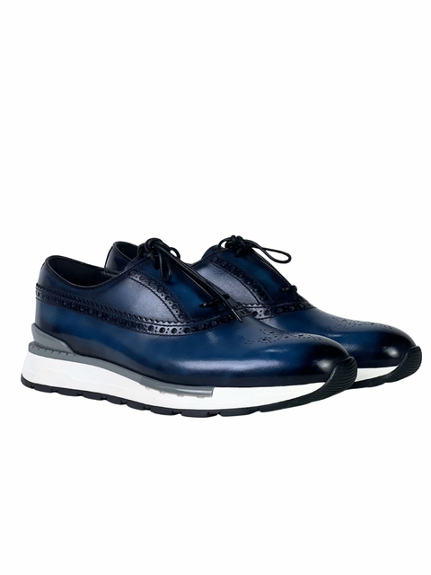 Berluti Fast Track Blue Sneakers