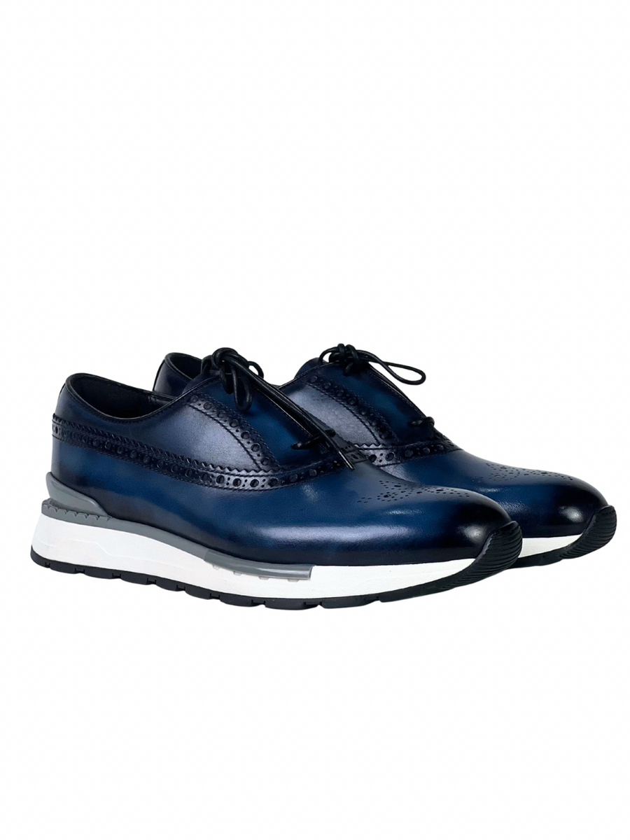 Berluti Fast Track Blue Sneakers