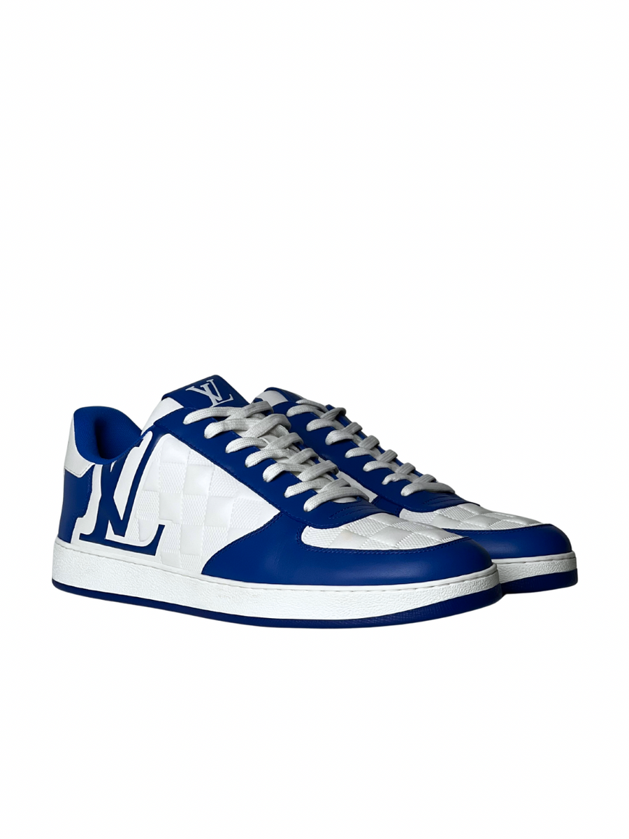 Louis Vuitton Monogram Rivoli Blue Sneakers