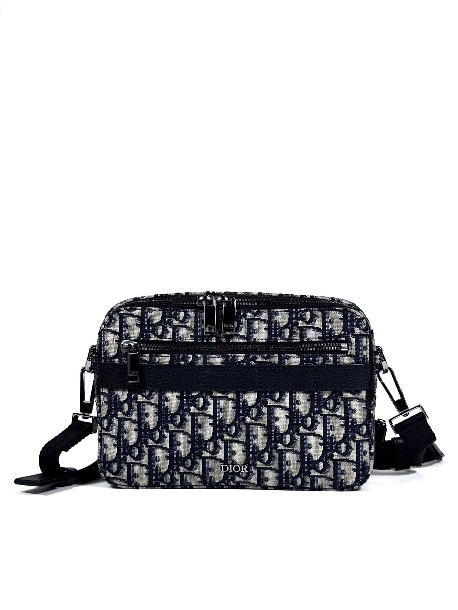 Christian Dior Oblique Jacquard Safari Messenger Bag