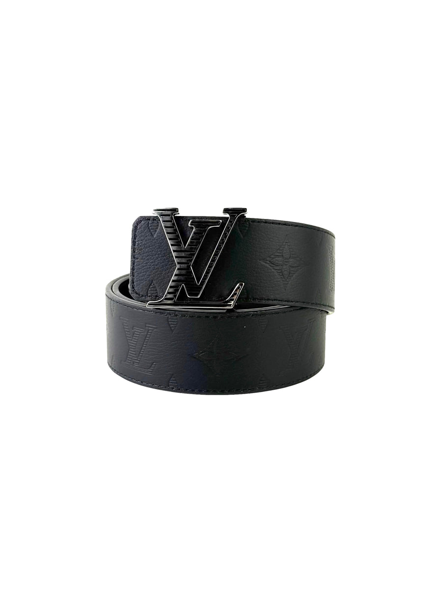 Louis Vuitton Initial 40mm Shadow Monogram Black Belt