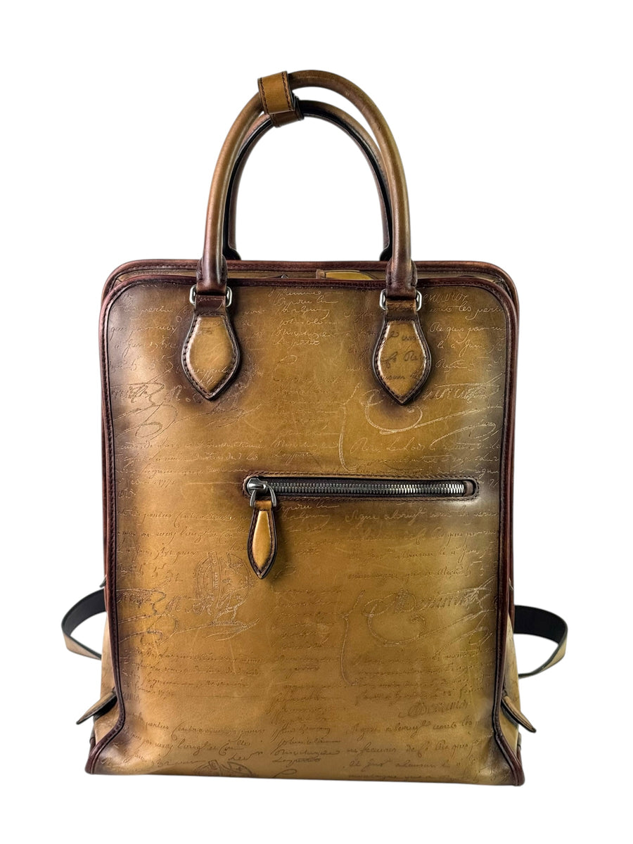 Berluti Scritto Premier Jour Venezzia Leather Backpack