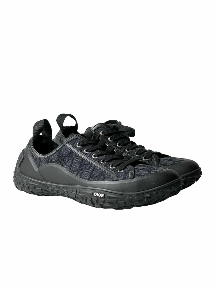 Christian Dior B28 Oblique Jacquard Black Low Sneakers