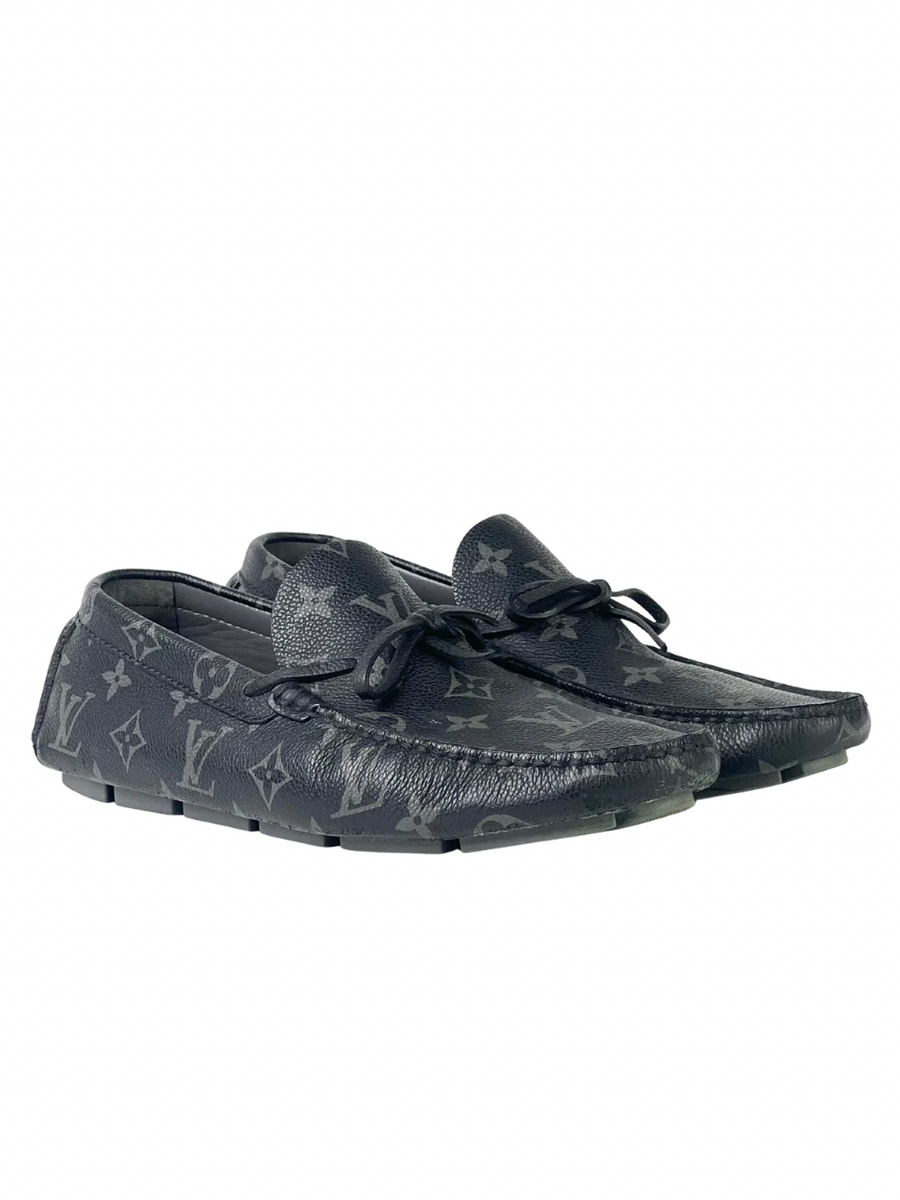 Louis Vuitton Driver Eclipse Monogram Loafers