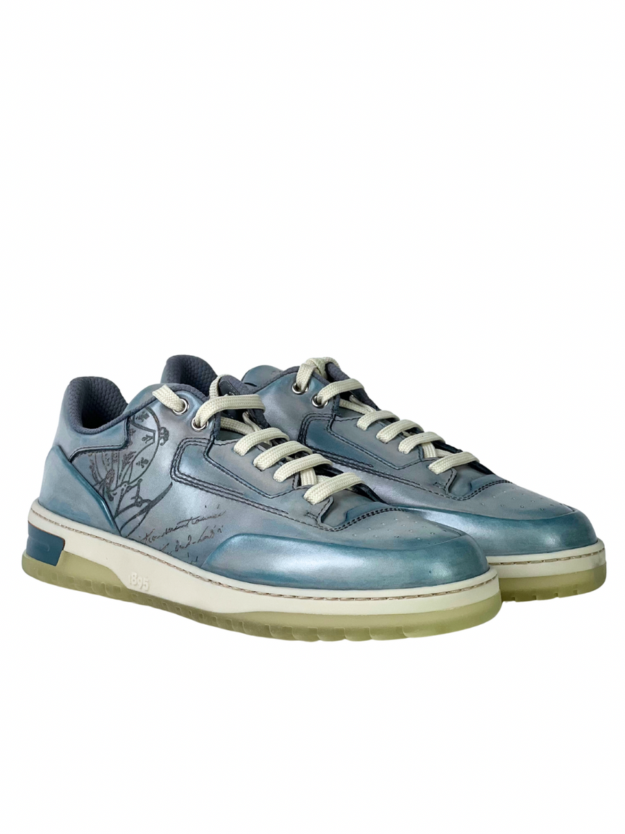 Berluti Venezia Calf Leather Playoff Nebulosa Sneakers