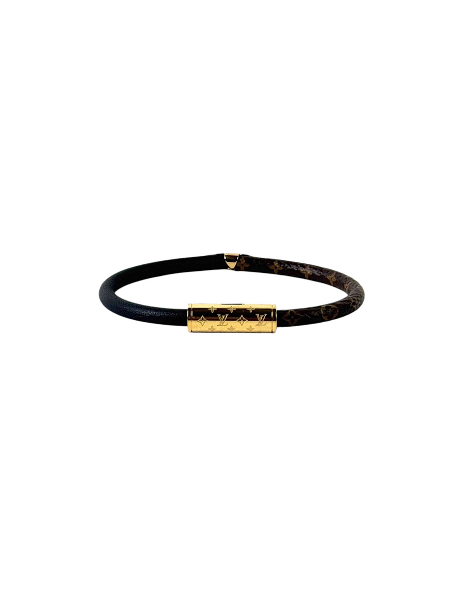 Louis Vuitton Monogram Macassar Keep It Bracelet
