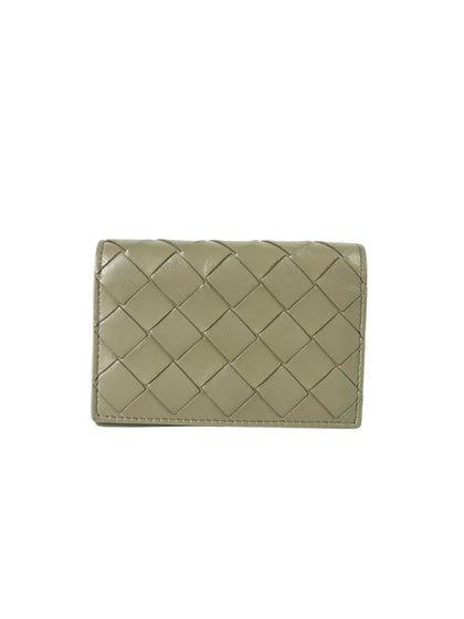 Bottega Veneta Intrecciato Flap Cardholder