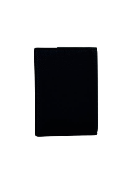 Christian Dior Grain Leather Oblique Black Pocket Organizer