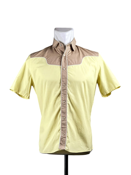 Prada Yellow Brown Shirt