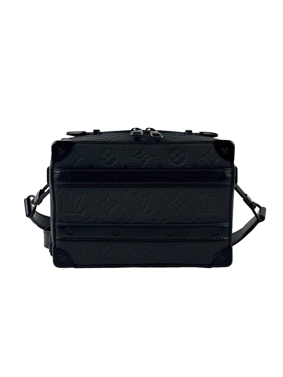 Louis Vuitton Monogram Taurillon Top Handle Trunk Messenger Bag