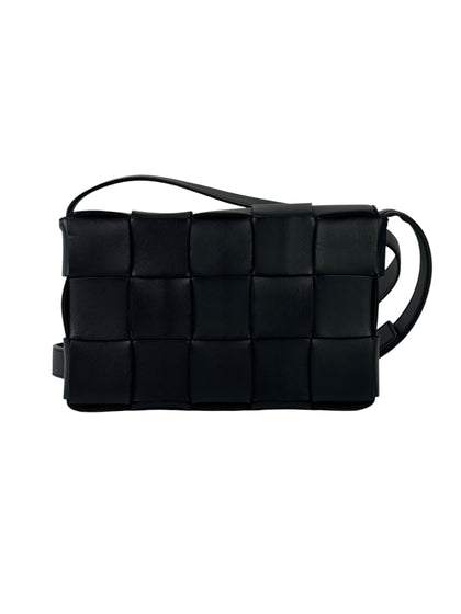 Bottega Veneta Black Intrecciato Cassette Bag