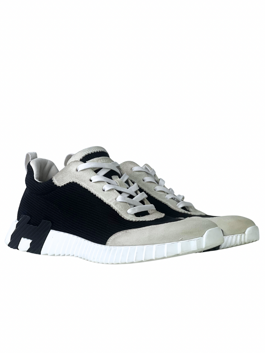 Hermès Bouncing Black & White Sneakers