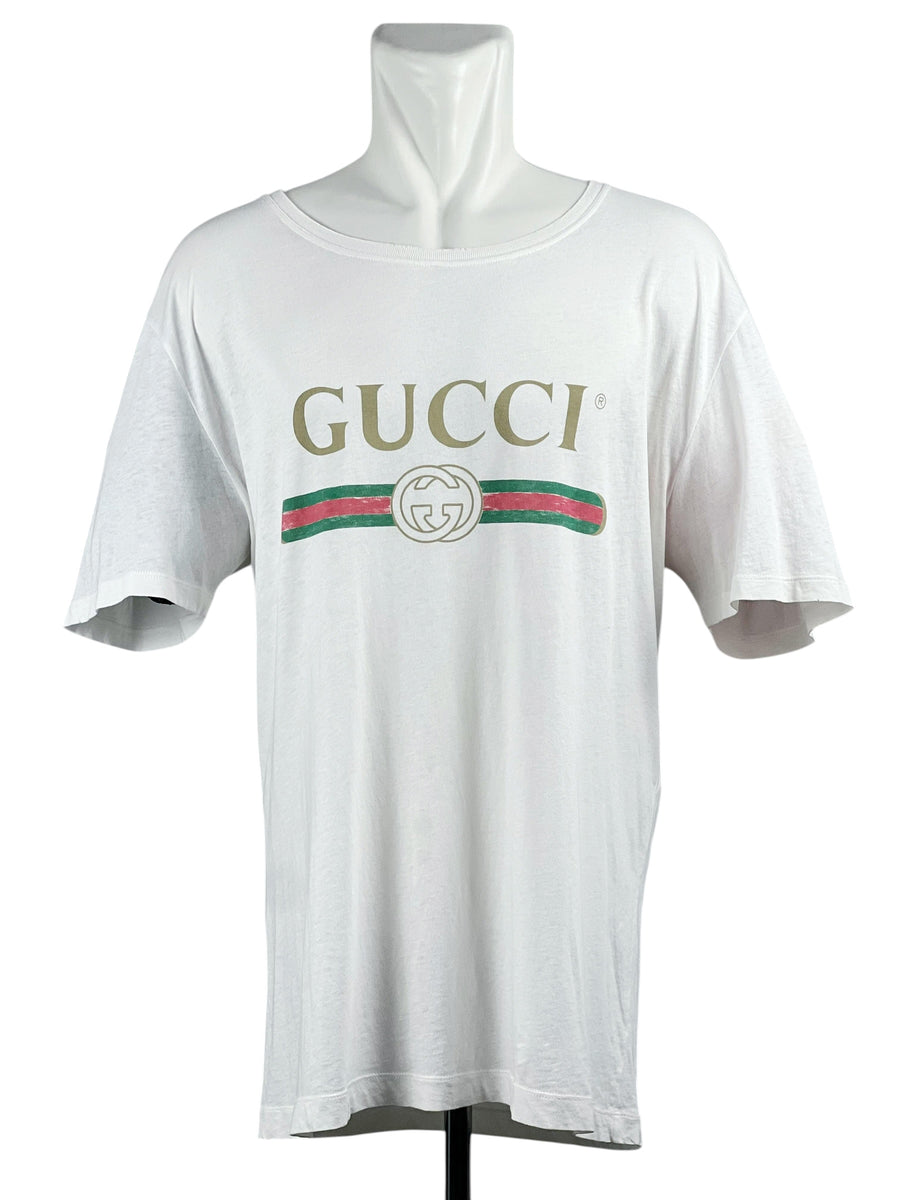 Gucci Logo White Tee Shirt