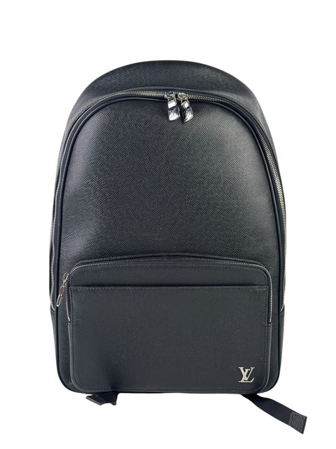 Louis Vuitton Metal Logo Taiga Leather Backpack