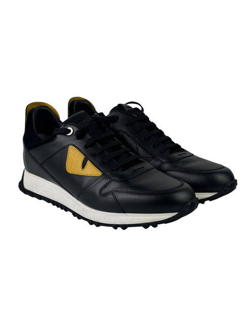 Fendi Monster Eye Leather Studs Sneakers