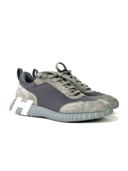 Hermès Bouncing Grey Mesh Sneakers
