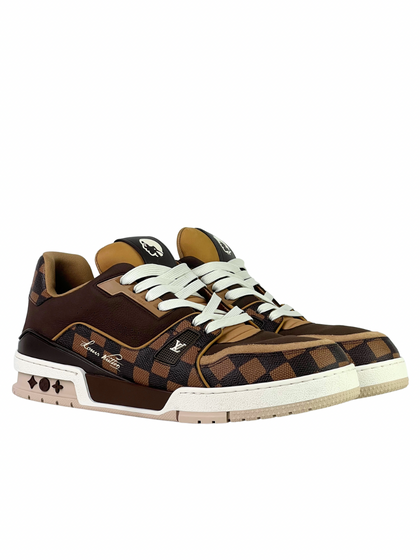 Louis Vuitton x Nigo Damier Brown Trainer Sneakers