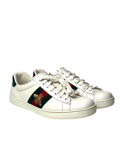 Gucci Ace Bee White Sneakers
