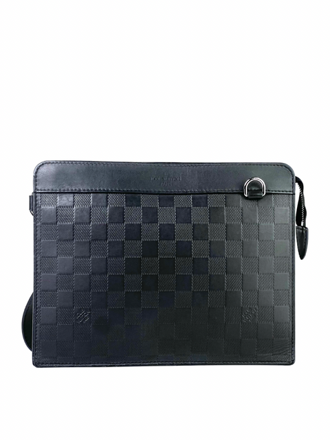 Louis Vuitton Damier Infini Standing Pouch Clutch