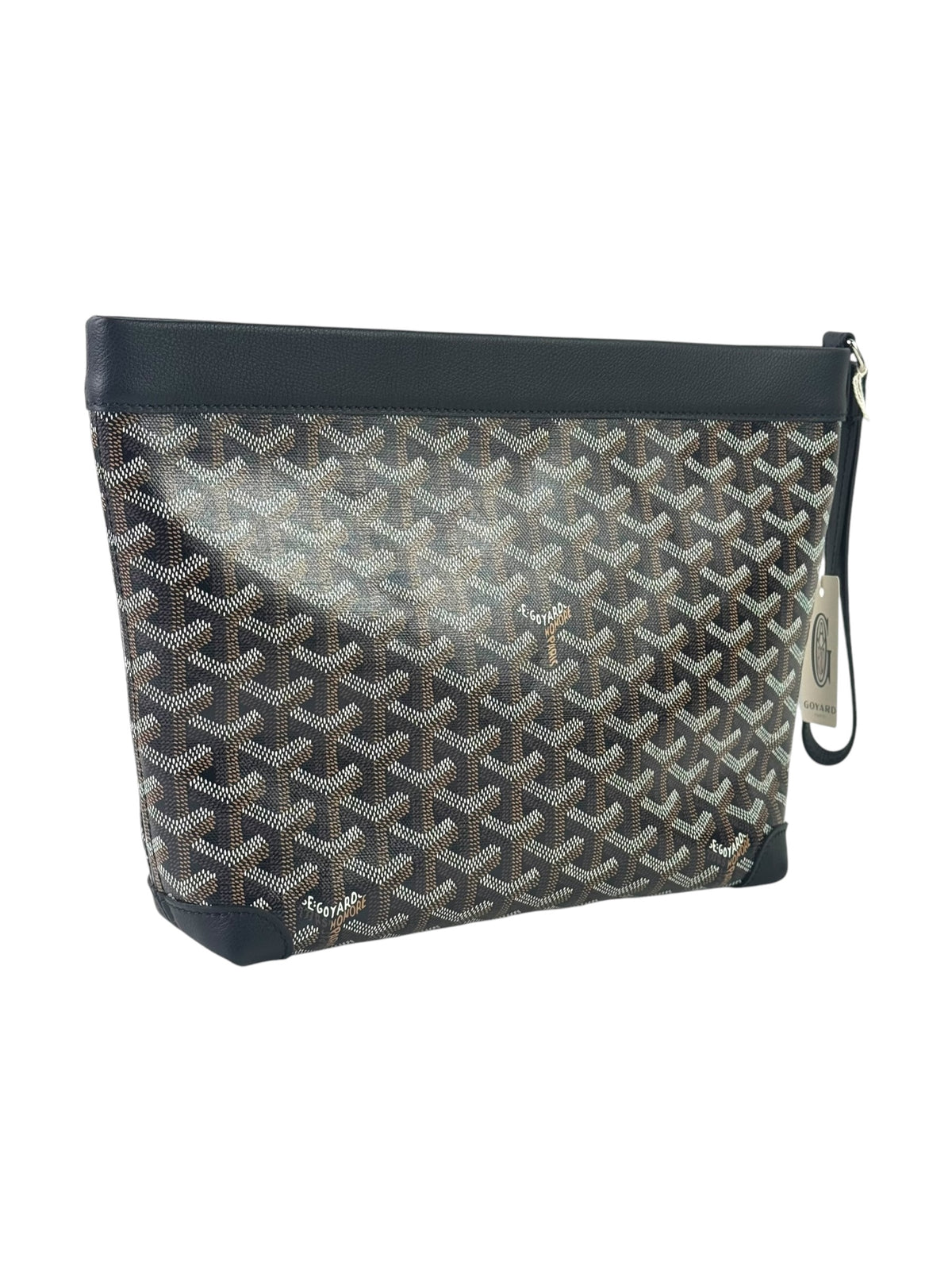 Goyard Black Conti Pouch Clutch