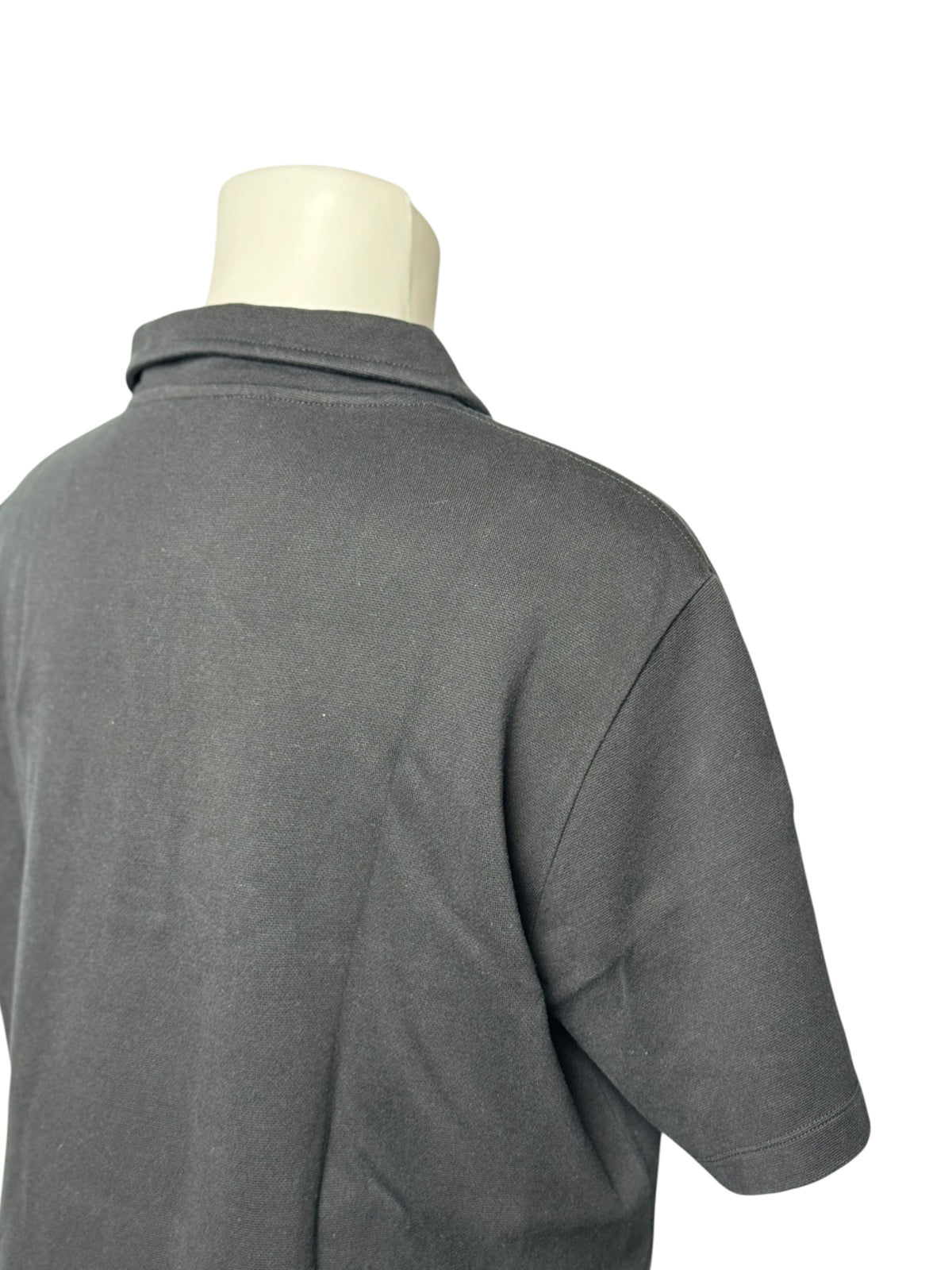 Louis Vuitton Monogram Pocket Zipper Black Polo Shirt