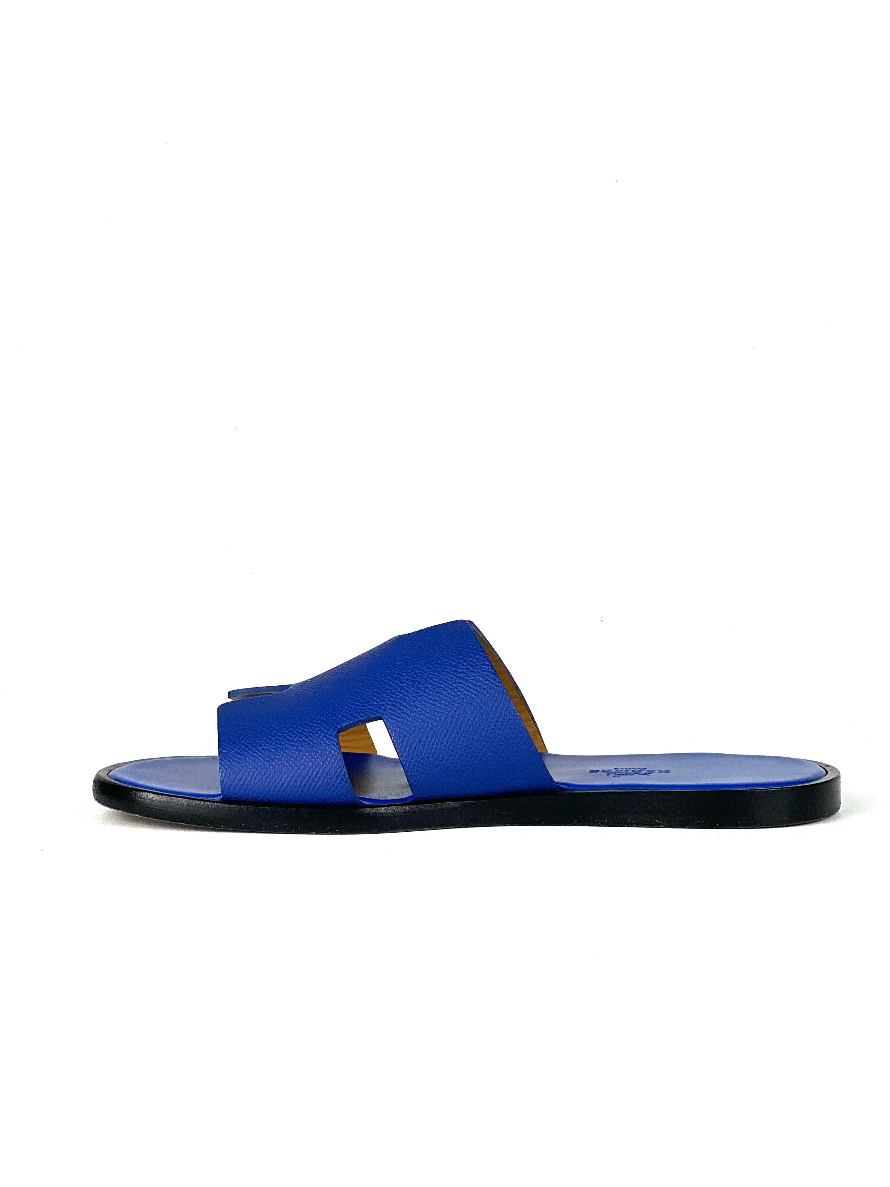 Hermès Izmir Blue Sandals