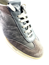 Berluti Scritto Fabric Suede Grey Sneakers 6