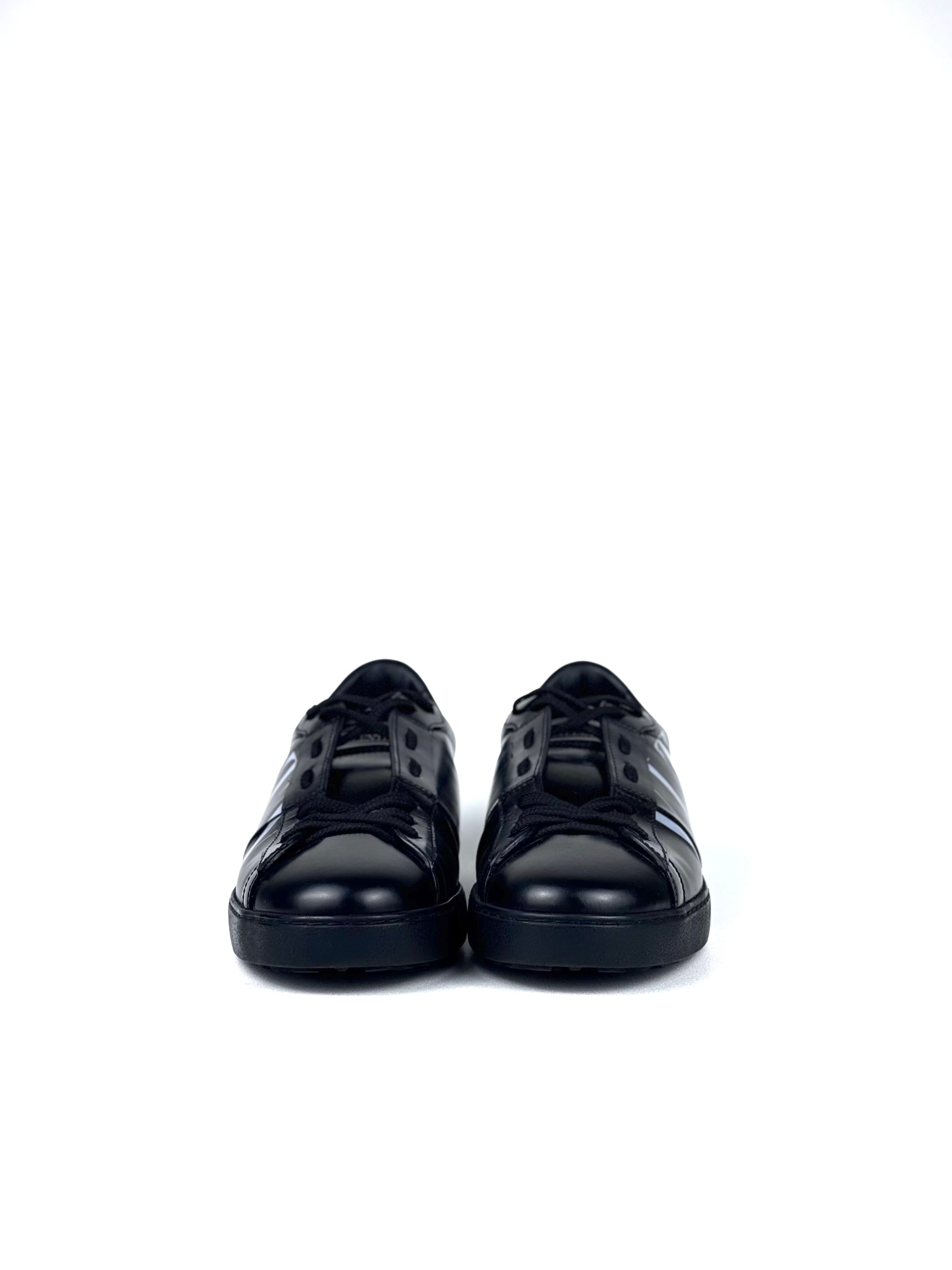 Valentino Garavani VLTN Logo Grey Black Sneakers