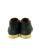 Loro Piana Open Walk Green Suede Slip On 4