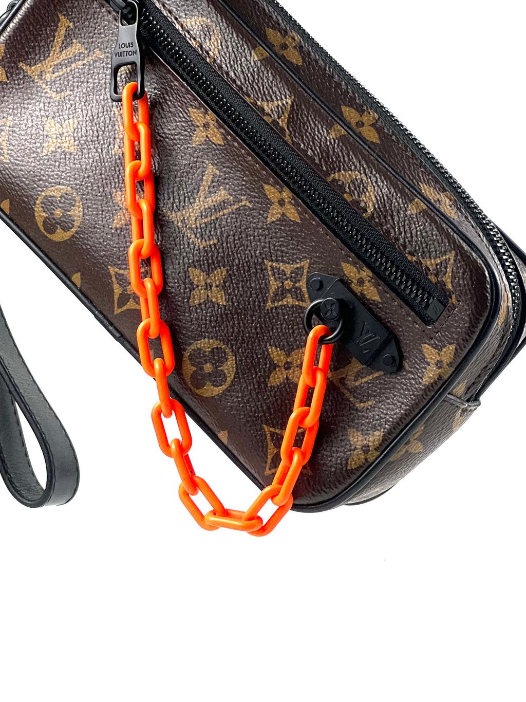 Louis Vuitton x Virgil Abloh Volga Monogram Macassar Clutch Bag