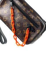 Louis Vuitton x Virgil Abloh Volga Monogram Macassar Clutch Bag 5
