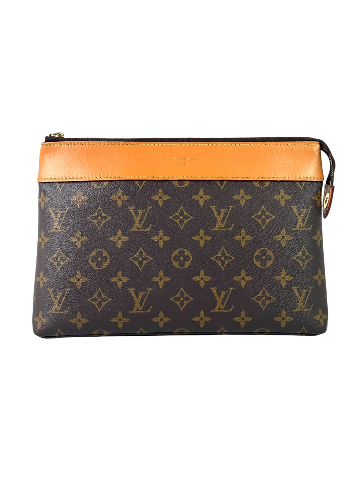 Louis Vuitton Monogram Macassar Souple Clutch