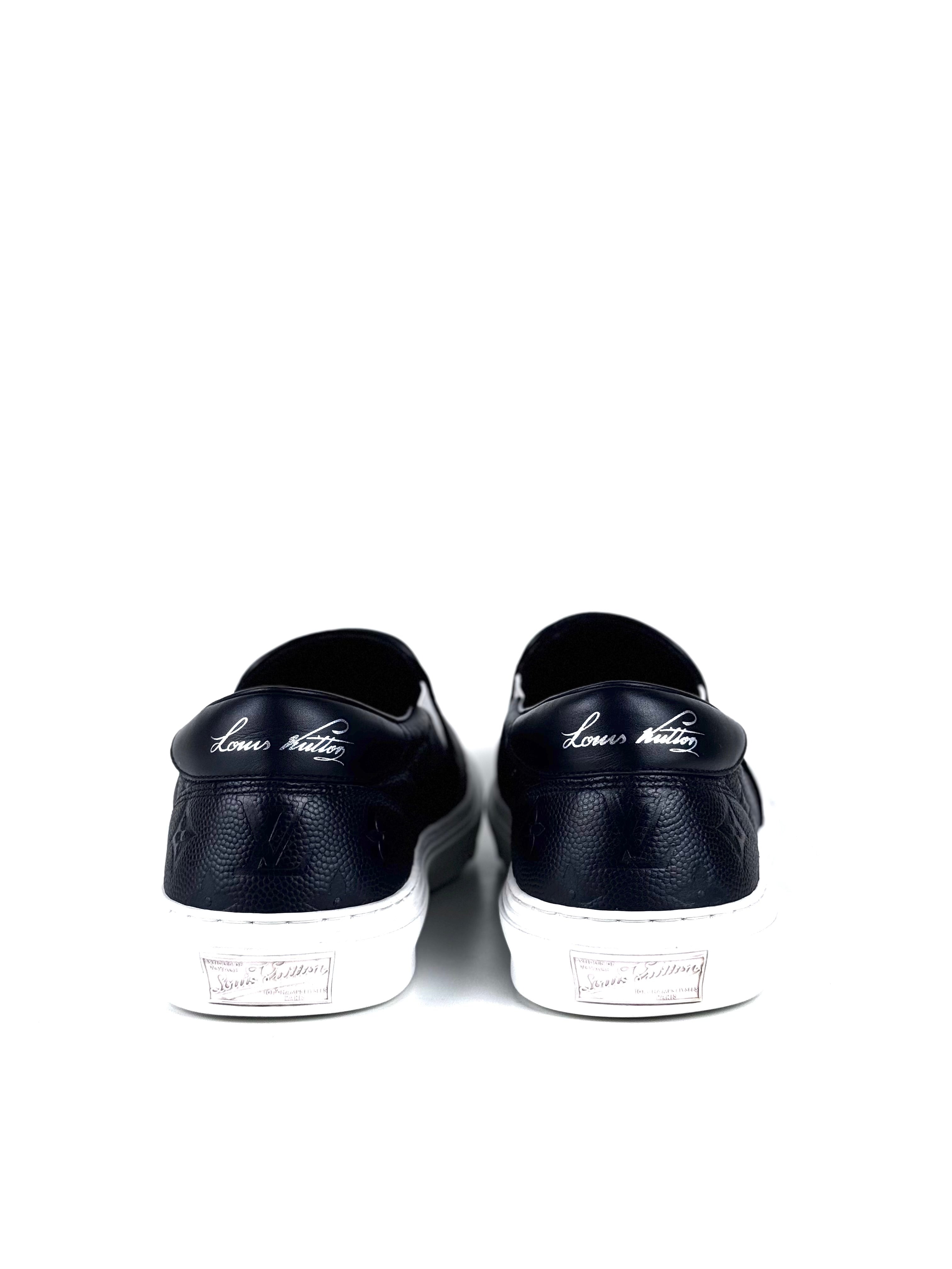 Louis Vuitton x NBA Monogram Black Taurillon Slip On