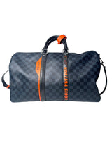 Louis Vuitton Damier Cobalt Race 45 Keepall Bag 1