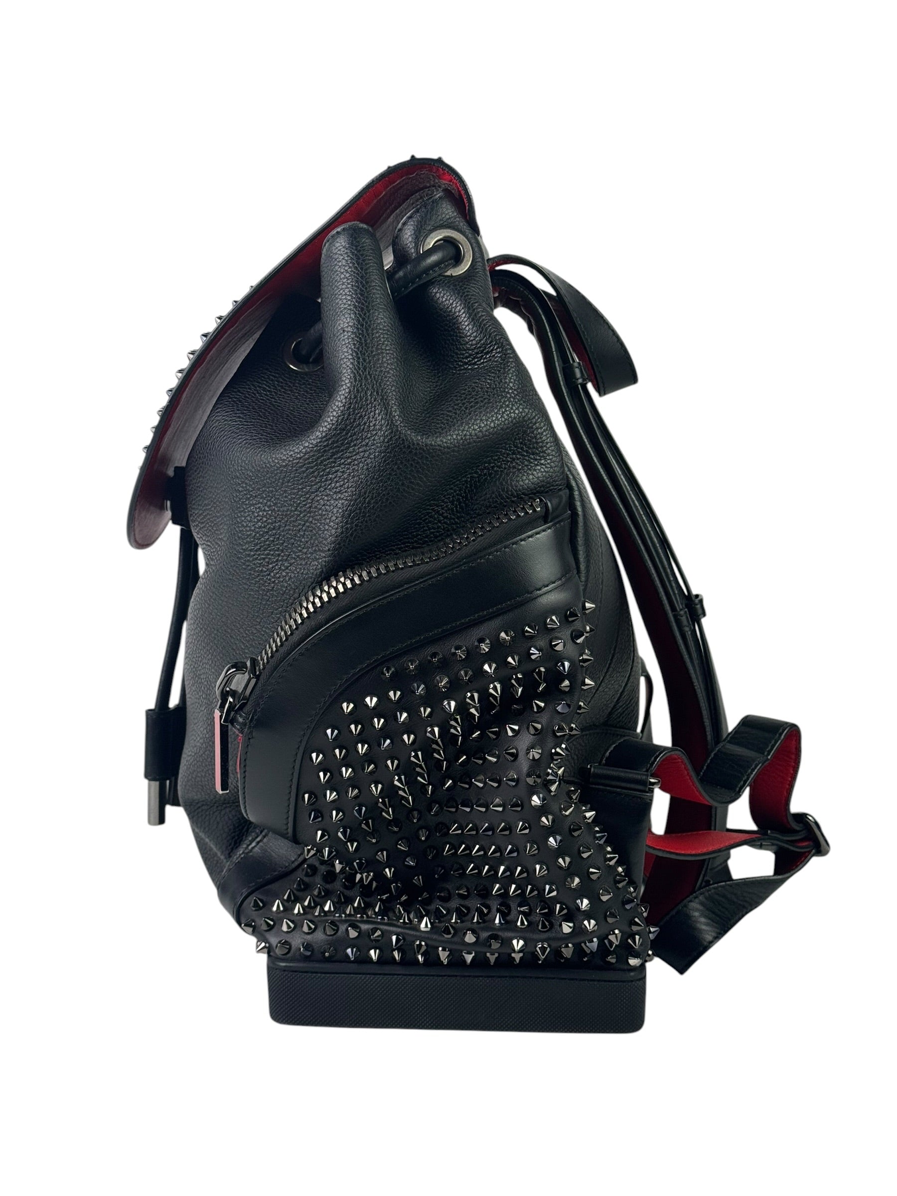 Christian Louboutin Explorafunk Leather Spike Backpack