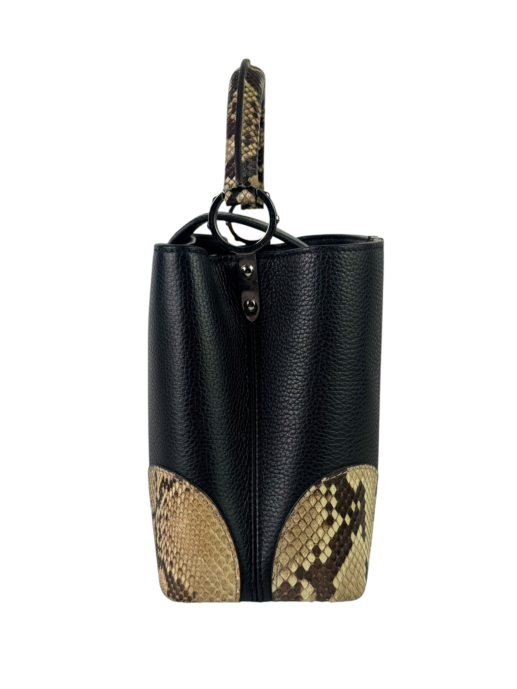 Louis Vuitton Capucines PM Python Skin Bag