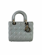 Christian Dior Lady Dior GHW Grey Slingbag 1