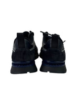Berluti Scritto Navy Suede & Leather Low Sneakers 4
