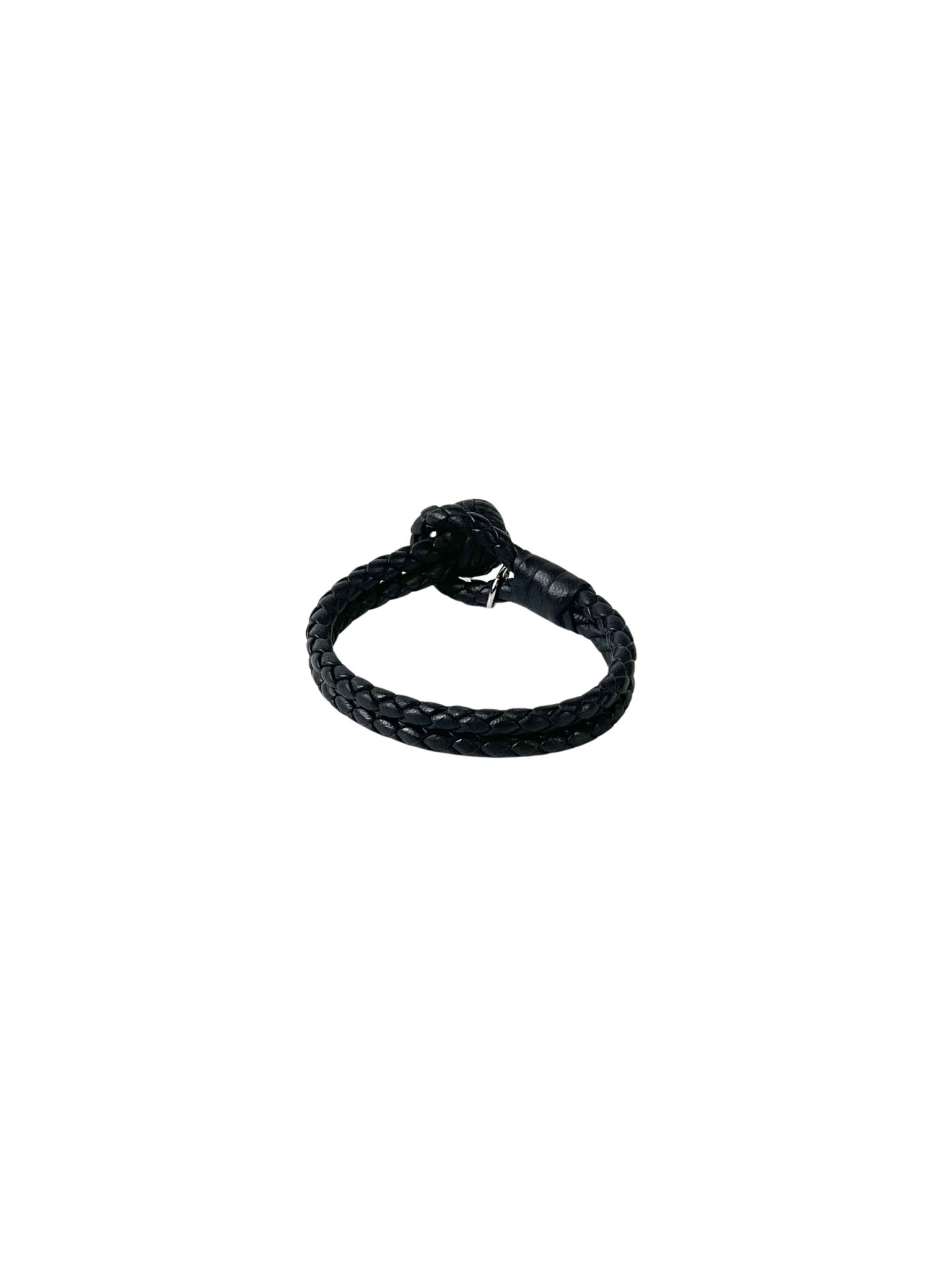 Bottega Veneta Intrecciato Black Bracelet