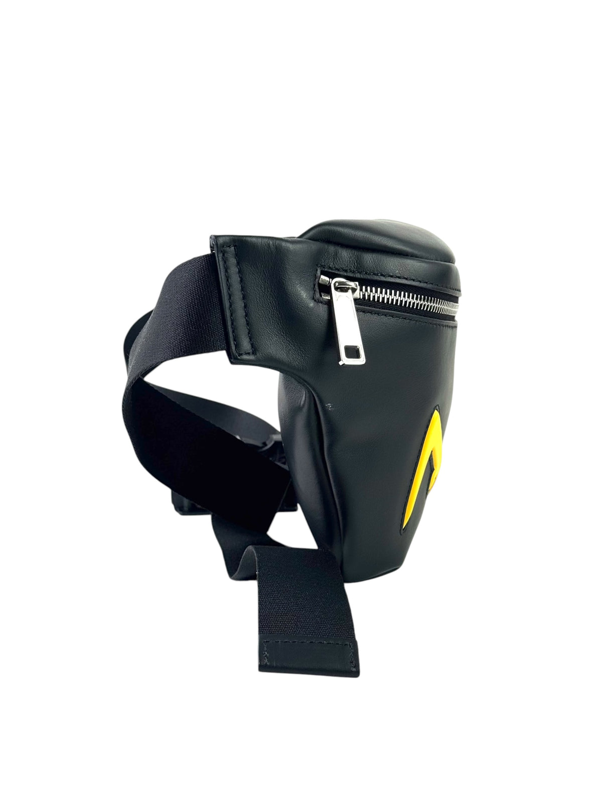 Fendi Monster Eye Black Leather Bumbag
