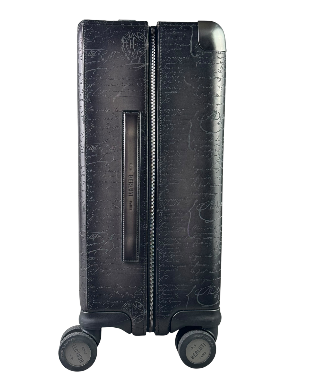 Berluti Scritto Formula 1005 Nero Grey Luggage
