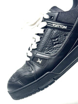 Louis Vuitton Trainer Monogram Black Sneakers 6